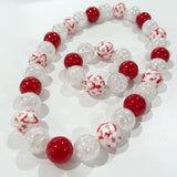 Prancer Christmas Necklace and Bracelet Set