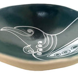 Tui White on Teal 7cm Bowl