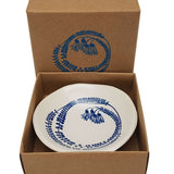 Blue Kowhai on White 7cm Bowl