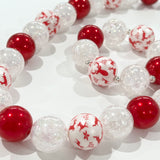 Prancer Christmas Necklace and Bracelet Set