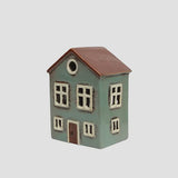 Alsace Tea Light House Light Blue