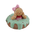 Gingerbread Girl on Iced Donut