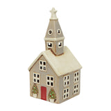 Alsace Tea Light Church Christmas Stone by French Country