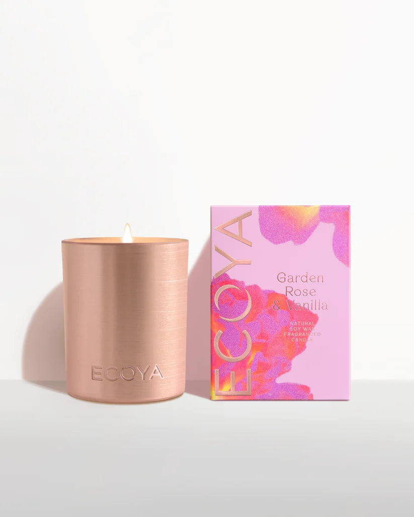 Ecoya Mothers Day Rosie Candle Garden Rose and Vanilla