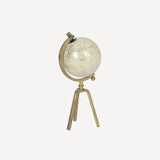 Cream Gold Globe Small by French Country