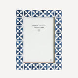 Blue Pattern Photo Frame 5x7