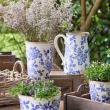 Blue Floral Vase