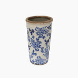 Blue Floral Vase
