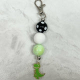 Green Dinosaur Bag Tag