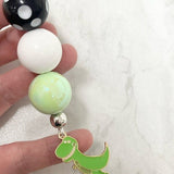 Green Dinosaur Bag Tag