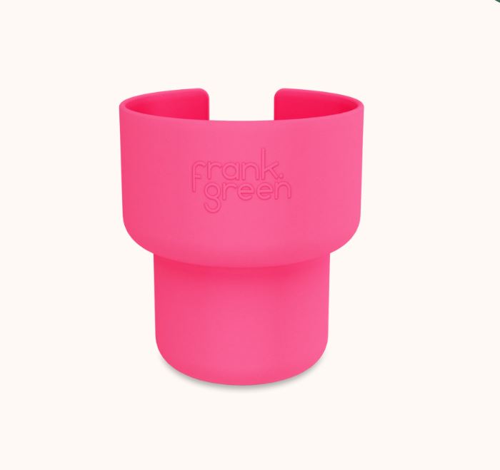 Frank Green Car Cup Holder Expander- Neon Pink