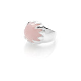 Rose Quartz Large Claw Ring by Stolen Girlfriends Club
