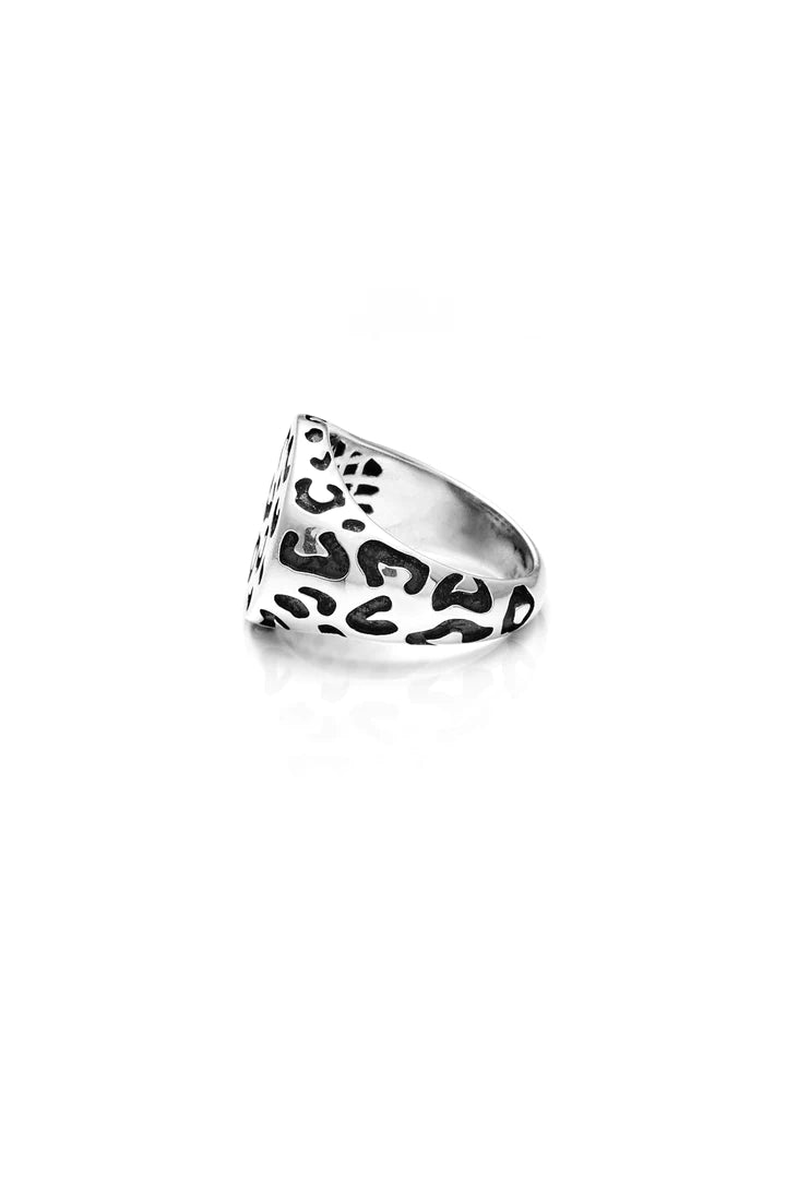 Leopard Signet Ring by Stolen Girlfriends Club