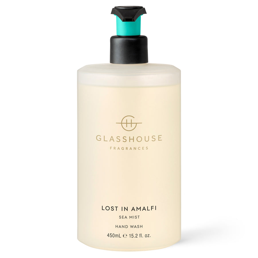 Glasshouse Fragrances 450ml Lost in Amalfi Sea Breeze Hand Wash