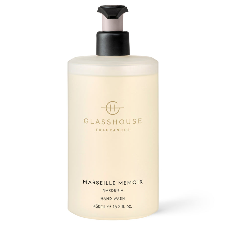 Glasshouse Fragrances 450ml Marseille Memoir Gardenia Hand Wash
