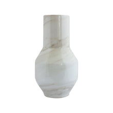OLYMPIA MARBLE VASE NATURAL H23CM