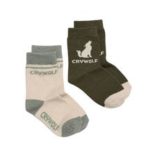 CryWolf 2-pack Khaki/Moss Socks AW23