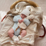 Goosey Gander Knitted Blanket