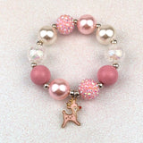 Frosty Christmas Bracelet 16mm by Bubblegum Bella