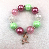 Merry Christmas Bracelet 16mm by Bubblegum Bella