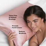Kitsch Satin Pillowcase Standard - Blush