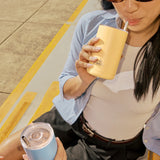 Frank Green Iced Coffee Cup with Straw Mint Gelato
