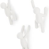 Umbra Buddy Hook Set of 3 Assorted White