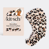 Kitsch Quick Dry Hair Towel - Leopard