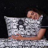 Kitsch Star Wars™ Satin Pillowcase in Darth Vader & Stormtroopers