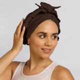 Set & Flow Heatless Curling Headband - Chocolate Brown bby Kitsch