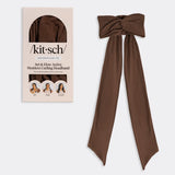 Set & Flow Heatless Curling Headband - Chocolate Brown bby Kitsch