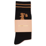 Runaway Girl Socks Black / Pink by Karen Walker