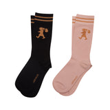 Runaway Girl Socks Black / Pink by Karen Walker