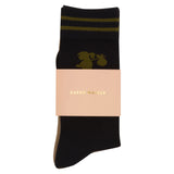 Runaway Girl Socks Black / Sesame by Karen Walker