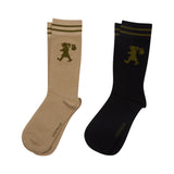 Runaway Girl Socks Black / Sesame by Karen Walker