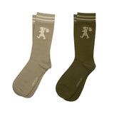 Runaway Girl Socks Sage / Olive by Karen Walker