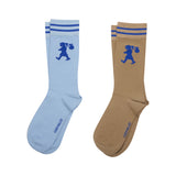 Runaway Girl Socks Blue / Sesame by Karen Walker