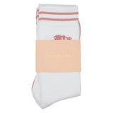 Runaway Girl Socks Pink / White by Karen Walker