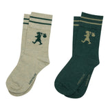 Karen Walker Runaway Girl Socks 2 Pack Dark Green / Sage