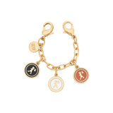 Coins Chain Charm Gold/Brown One Size by Karen Walker