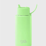 Frank Green 34oz Limited Edition Ceramic Reusable Bottle Aurora Glow with Flip Straw Lid