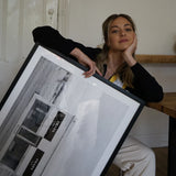 A1 Black Framed Marfa Print by Papier HQ