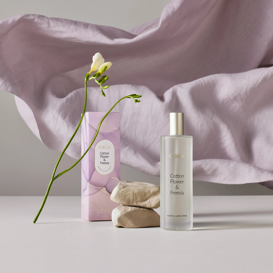 Circa 120ml Room and Linen Spray Cotton Flower and Freesia