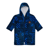 Everywhere Zip Up Towel Navy by Crywolf