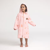 Everywhere Zip Up Towel Pink by Crywolf