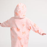 Everywhere Zip Up Towel Pink by Crywolf
