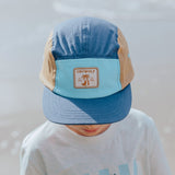Lucky Cap Navy Colourblock by Crywolf