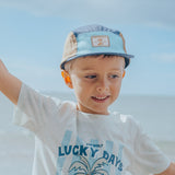 Lucky Cap Navy Colourblock by Crywolf