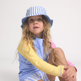 Reversible Bucket Hat Sky Blue Stripe by Crywolf