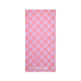 Crywolf Rapid Dry Towel Flamingo Check